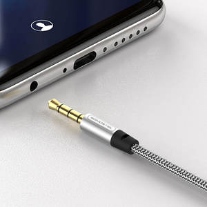 Somostel New Hi-Fi Sound 3,5mm Macho <span class=keywords><strong>a</strong></span> macho <span class=keywords><strong>Cable</strong></span> de audio trenzado <span class=keywords><strong>Cable</strong></span> <span class=keywords><strong>auxiliar</strong></span> para coche con chaqueta de PVC Compatible con auriculares - Product Image 5