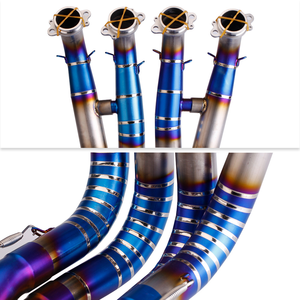 <span class=keywords><strong>Tube</strong></span> de raccordement avant en acier inoxydable 60 mm pour <span class=keywords><strong>échappement</strong></span> <span class=keywords><strong>moto</strong></span> Yamaha S1000RR/S1000R 2019-2024 Droit – Nouveau modèle pour rétrofit/amélioration - Product Image 2