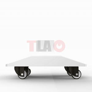 Soporte de Suelo Profesional 1500 de Acero Inoxidable con 4 Ruedas, Carro de Hospital Duradero, Diseño Minimalista, Mobiliario Comercial - Product Image 3