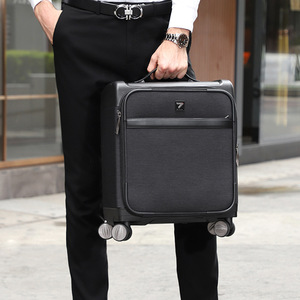 Valise de voyage extensible en tissu Oxford 16 pouces avec roulettes pivotantes pour hommes et femmes - Product Image 2