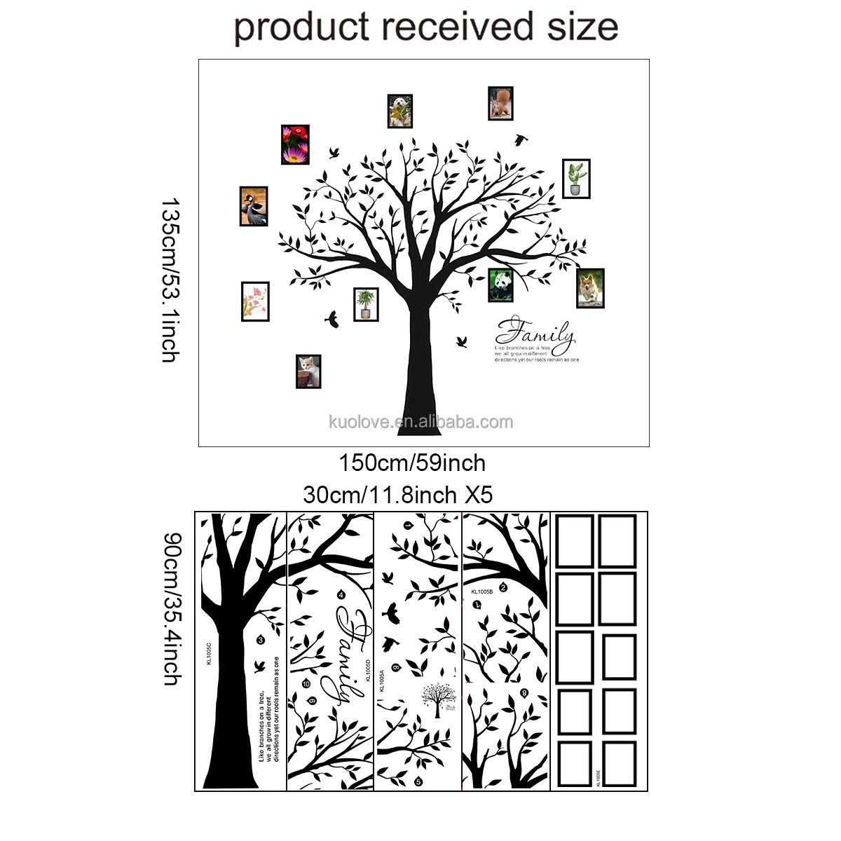 KL1005(30*90cm * 5)