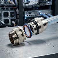 Joint torique ultra fiable en fluorosilicone pour raccord rapide de refroidissement liquide, conception zéro fuite pour circuit de refroidissement direct sur puce