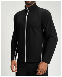Vestes de sport de loisirs pour hommes RUIQUWIN en gros, légères, respirantes, écologiques, à séchage rapide, avec fermeture éclair et col montant - Product Image 2