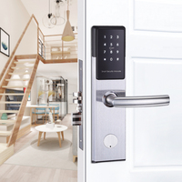 Système de serrure de porte d'hôtel intelligent avec code numérique et encodeur de cartes magnétiques Tediton APP pour la gestion hôtelière
