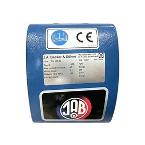 J.A. Compressore d'Aria Becker <span class=keywords><strong>Sohne</strong></span> (JAB) Modello SV 125/40, Prodotto in Germania - Product Image 1