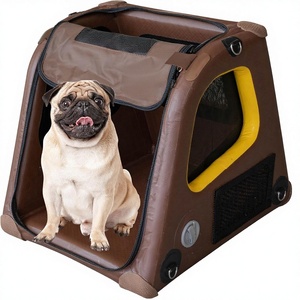 Collapsible Inflatable Soft Dog <b>Crate</b>-Portable Waterproof Foldable Travel Kennel for Extra Small Dogs 20x26x22 Inches T-XS Infla - Product Image 1