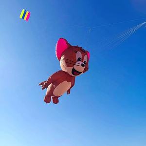 Cerfs-volants gonflables classiques d'<span class=keywords><strong>anime</strong></span>, cerf-volant souple 3D chat et souris, cerf-volant de plage pour les passionnés de cerfs-volants de l'usine de cerfs-volants de Weifang - Product Image 4