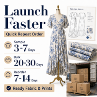 Fabricant de robes florales personnalisées pour femmes, impression DTG, maxi robe en viscose, décontractée, grande taille, élégante, manches courtes, vêtements, usine de confection