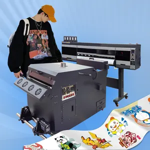 Hochgeschwindigkeits- 24 Zoll-DTF-Drucker für T-Shirt Kleidung Textil 5 * i3200 Druckkopf digital 60 cm dtf-Drucker dtf-Drucker