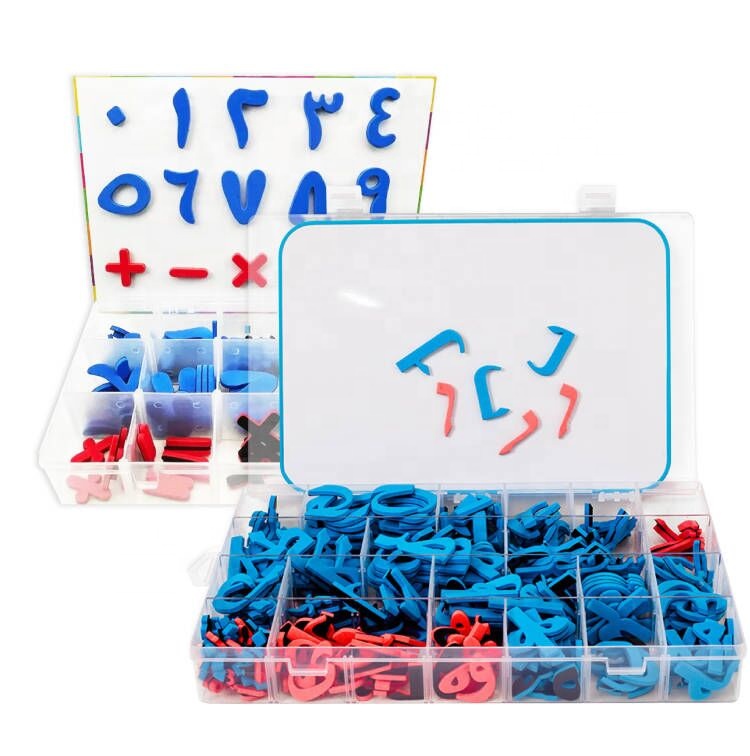 350 шт. Большой Размер арабские магнитные буквы обучающая орфографическая игра с магнитом доска для рисования предварительно магнитный алфавит развивающая игрушка