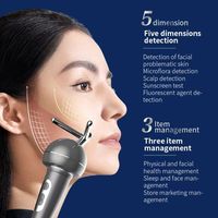 Analizzatore Cutaneo Viso Completo da Tavolo con Imaging 3D per Rilevare Rughe, Pori, Pigmentazione, Idratazione e UV per Saloni e Spa (Spina AU/US)