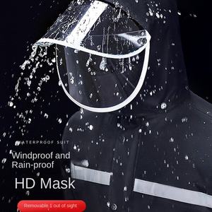 Completo Impermeabile Giacca e <span class=keywords><strong>Pantaloni</strong></span> per Moto/Elettromobile, Abbigliamento Antipioggia Divisibile per Uomo e <span class=keywords><strong>Donna</strong></span>, per Attività all'Aperto - Product Image 3