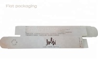 Boîte de papier brillant à lèvres et rouge à lèvres imprimé personnalisé en or rose gaufré et laminé mat pour cosmétiques pour emballage de crème pour les yeux