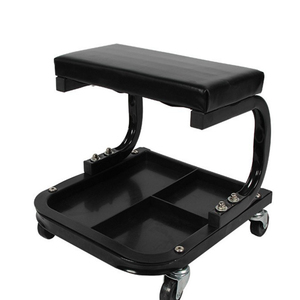 <span class=keywords><strong>Taburete</strong></span> Mecánico Plegable Acolchado de Acero con Bandeja para Herramientas para Reparación Automotriz en Garaje - Product Image 2