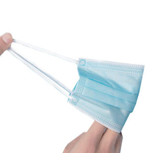 Nhà Máy Trực Tiếp Cung Cấp Màu Xanh Trắng Dùng Một Lần Dành Cho Người Lớn Mặt Nạ Meltblown Vải Ba Lớp Bảo Vệ en14683 Tiêu Chuẩn Có Thể Điều Chỉnh - Product Image 6