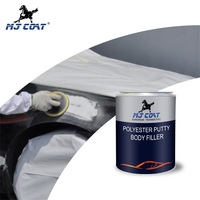 Mastic automobile NC pour carrosserie, durcisseur liquide pour peinture en aérosol et application par truelle