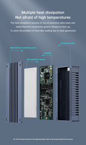 Nouvel adaptateur <span class=keywords><strong>Thunderbolt</strong></span> <span class=keywords><strong>4</strong></span> 40 Gbps rapide, boîtier de <span class=keywords><strong>disque</strong></span> <span class=keywords><strong>dur</strong></span> 8 To, USB <span class=keywords><strong>4</strong></span>.0 Type-C en aluminium, boîtier SSD, câble noir/gris - Product Image 4