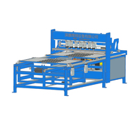 Machine de soudage de treillis métallique à roulement à billes à commande PLC entièrement automatique, à entraînement moteur, haute précision, cage en acier