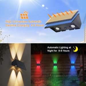 Lámpara Solar LED para Exteriores, IP65, Resistente al Agua, para Jardín, Valla, Montaje en Pared, Venta al Por Mayor - Product Image 3