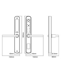 Cerradura Inteligente 2026, Tuya TTlock, Soluciones de Seguridad Digitales con Huella Dactilar Biométrica para Hogares Modernos, OEM/ODM