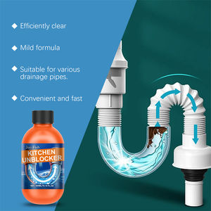 Jue Fish 300ml Desbloqueador de cocina Iones metálicos Grasa Disolución Blackage Clearing Zuecos Dispersión Limpieza de tuberías Agente de desobstrucción - Product Image 6