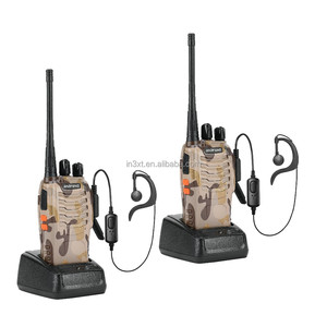 6 Piezas BAOFENG BF-888S con Auriculares, Walkie Talkie de 16 Canales, Radio Ham Baofeng 888s, Radio Bidireccional, Camuflaje Desértico - Product Image 5