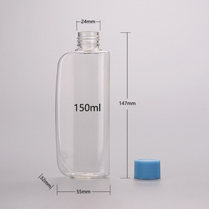 Botella de Plástico PET Transparente de 150 ml con Bomba Dosificadora para Champú, Gel de Ducha y Loción - Product Image 3