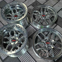 Jantes monobloc forgées polies sur mesure de 15, 17 et 18 pouces pour la course de dragster, avec véritable beadlock, pour ATV & UTV, Nissan GTR, M340i, BMW F82