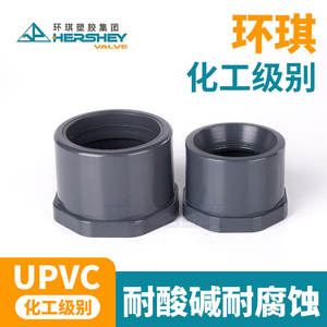 Acoplamiento Reductor de PVC Huanqi, Estándar Nacional, Válvula de Tubería de Agua de Plástico Reforzado, Grado Químico, PVC Modificado Bushen - Product Image 4