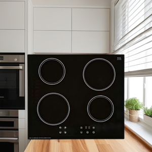 Vestar estufa de vidrio templado negro mejor llama cuatro quemadores incorporados en vitrocerámica - Product Image 5