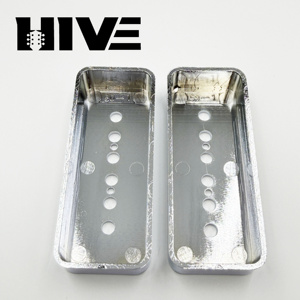 Cubiertas de <span class=keywords><strong>pastillas</strong></span> de guitarra HIVE Vintage P90, tapas de <span class=keywords><strong>pastillas</strong></span> con blindaje contra ruido, carcasa de pastilla P90 para guitarra eléctrica de 50/52 mm - Product Image 4
