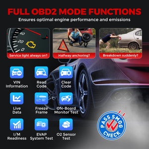 Herramienta de diagnóstico automotriz ZCLC 2026 CRP123i V2.0 de cuatro sistemas para coches de 12V, OBD2, CRP123i V2.0, diagnóstico completo de 4 sistemas - Product Image 1