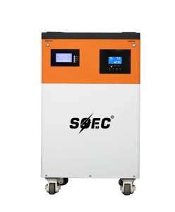 Sistema de Almacenamiento de Energía Doméstico Todo en Uno SOEC, 5kW Híbrido, Batería de 5kWh 51.2V 100Ah, BMS Inteligente, Estación de Energía Solar 51.2V 100Ah Avanzada - Product Image 2