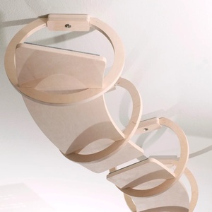 Escaladores de <span class=keywords><strong>pared</strong></span> de árbol de gato de madera estantes de <span class=keywords><strong>pared</strong></span> de gato montados y escaleras para <span class=keywords><strong>gatos</strong></span> - Product Image 6