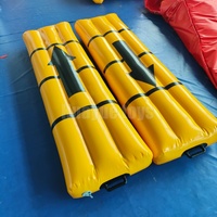 Vente en gros usine : Radeau gonflable de course d'équipe 2x0.8m en PVC, jouet de défi collectif pour activités sportives