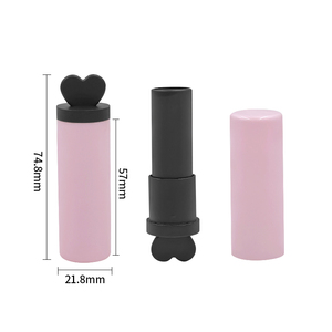 New 5Ml Tình Yêu Son Môi Son Môi Ống Son Bóng Ống Chai Nhựa Mỹ Phẩm <span class=keywords><strong>Container</strong></span> Gói Chất Liệu Lụa In Ấn - Product Image 2