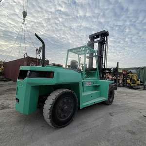 Chariot élévateur Mitsubishi FD150 d'occasion à vendre, 15 tonnes, chariot à palettes automatique, moteur diesel, chariot élévateur japonais à haute performance - Product Image 2