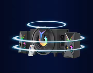 Logotipo personalizado Música multimedia 2,1 PC Escritorio RGB Luces Sistema <span class=keywords><strong>de</strong></span> cine en casa <span class=keywords><strong>de</strong></span> madera <span class=keywords><strong>Equipo</strong></span> <span class=keywords><strong>de</strong></span> música Sonidos Altavoz <span class=keywords><strong>de</strong></span> computadora <span class=keywords><strong>para</strong></span> juegos - Product Image 2