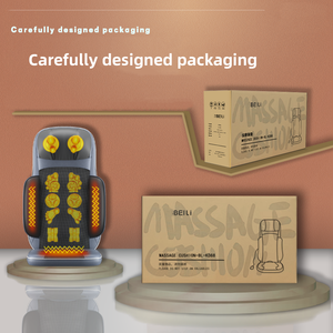 Chaise de <span class=keywords><strong>Massage</strong></span> <span class=keywords><strong>Shiatsu</strong></span> complète du corps Belen <span class=keywords><strong>siège</strong></span> de soulagement de la douleur dorsale lumière rouge coussin de <span class=keywords><strong>Massage</strong></span> de pétrissage 3D pour <span class=keywords><strong>siège</strong></span> de voiture de chaise de bureau à domicile - Product Image 4