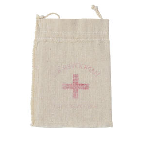 Tas Perlengkapan Hangover Logo Palang Merah yang Dipersonalisasi untuk Pernikahan dan Pesta, Anti Debu, Lipat, Ramah Lingkungan, Katun, Dapat Didaur Ulang, untuk Obat - Product Image 4