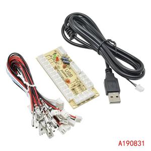 ตัวเข้ารหัส USB สำหรับพีซี ต่อกับจอยสติ๊กแบบ <span class=keywords><strong>Zero</strong></span> Delay สำหรับเกมอาร์เคด แผงวงจรควบคุมจอยสติ๊ก เหมาะสำหรับชุด DIY MAME แบบ 2 พิน - Product Image 2