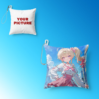 Porte-clés en peluche personnalisé en forme de canard, marchandises d'anime, vente en gros, fabrication sur mesure, mini porte-clés Dakimakura