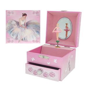 Boîte à bijoux musicale élégante Jakos Factory - Cadeau idéal pour les anniversaires, Noël et les fêtes des filles - Product Image 1