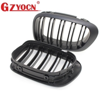 Pour BMW E46 Coupé 2 portes 99-02 Grille de calandre double ligne noir mat 51138208685 51138208686 Vente en gros usine Conformité standard OE