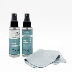 Limpiador de lentes Kit de limpieza Eyewear Fluid Spray Kit Limpiador óptico Lente Spray Líquido de limpieza con paño de gafas - Product Image 2