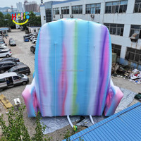 Prix d'Usine Géant Personnalisé Gonflable Personnage de Dessin Animé Lumineux Décoration de Scène Gonflable Spationaute