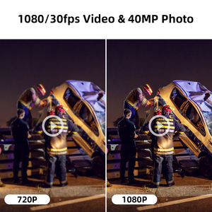 Nueva Cámara Corporal Portátil 4G al Mejor Precio al por Mayor, HD 1080P 40MP, Visión Nocturna IR de 2.4'', Resistente al Agua, Sensor CMOS H.265, WIFI, GPS, BT - Product Image 3