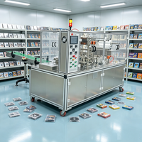 Équipement d'emballage automatique 3D pour films, destiné aux boîtes de cosmétiques, de parfums et de préservatifs, machine d'emballage sous film BOPP et cellophane
