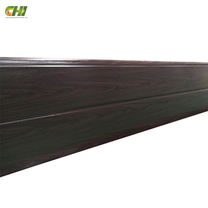 Chi RAL 7016แผงประตูโรงรถแบบแบนสีเทาเข้มสีดำสีเทาเข้มแผงประตูโรงรถส่วนสำหรับประตูอุตสาหกรรม