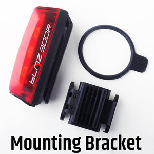 Lumière arrière de vélo LED super lumineuse 300 lumens en ABS, 6 modes, rechargeable Type-C, IPX4, DRL, 1000 mAh, mode conduite nocturne - Product Image 3